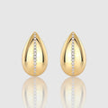 TEARDROP MOISSANITE STUD EARRINGS